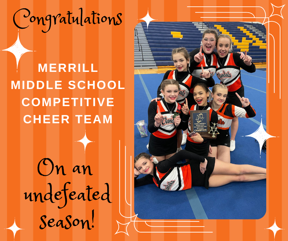 Undefeated MS Cheer